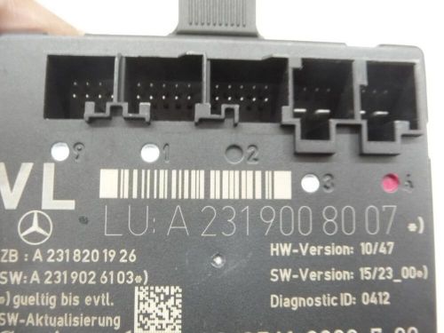 2017-2018 mercedes benz sl550 left door control module unit a2319008007 oem a1