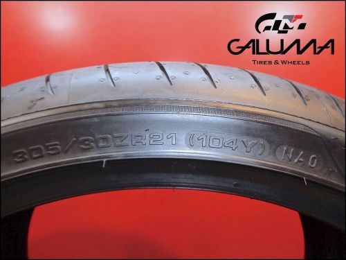 1 one tire likenew goodyear 305/30/21 eagle f1 asymmetric 3 104y nopatch 51309