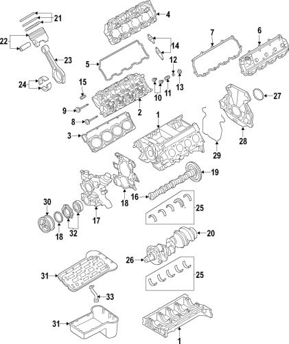 Genuine ford bearing 6e7z-6211-a