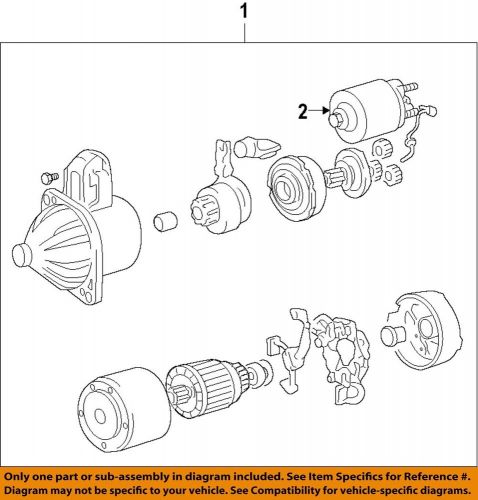 Hyundai oem 11-14 elantra coupe electrical starter-starter 361002e120