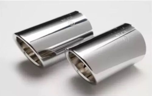 Genuine volkswagen exhaust tips - polished metal 5c1-071-910