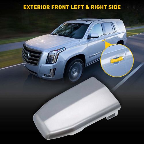 1/2/3set front door lock cylinder cover cap for 2015-2019 cadillac escalade base