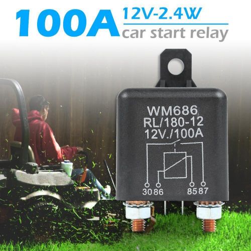 12v dc 100a heavy duty split charge/winch relay 4 terminals for car van marine