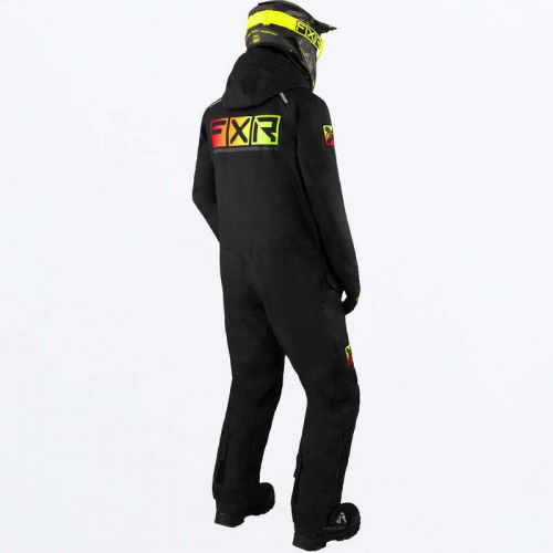 Fxr racing recruit lite monosuit 23 m black/sherbert