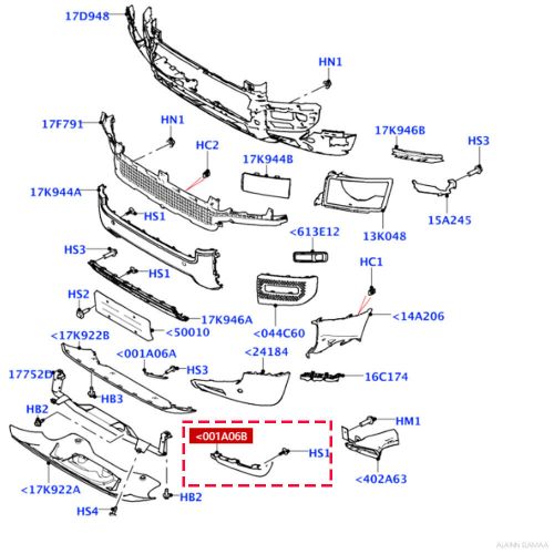 For land rover defender l663 90/110 2020-23 bumper fender air deflector spoiler