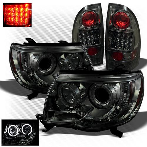 05-11 tacoma smoked ccfl projector headlights + philips-led perform tail lights