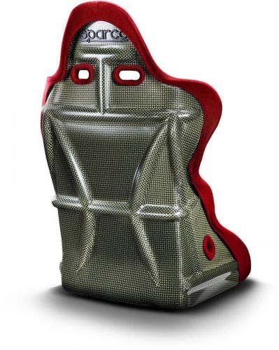 Fia hans sparco legend carbon seat red rally racing