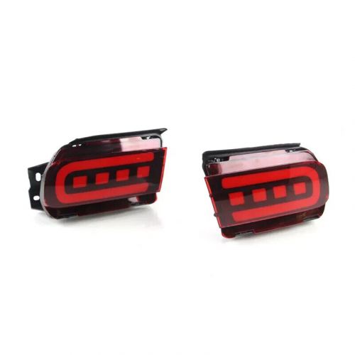 Led rear bumper reflector fog brake turn indicator lights for land cruiser prado