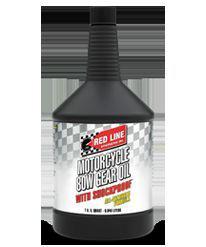 Red line synthetic oil 80w motorcycle gear oil w/shockproof, case of 12 quarts 