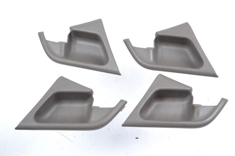 Mercedes w210 e320 e420 e430 96-02 set of 4 interior door handle trim cups tan