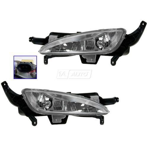 For 11-12 kia optima bumper mounted fog driving light lamp pair set of 2 kit new