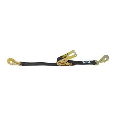 Mac's custom tie-downs tie down ratchet twisted snap hook black 6' strap 10000lb