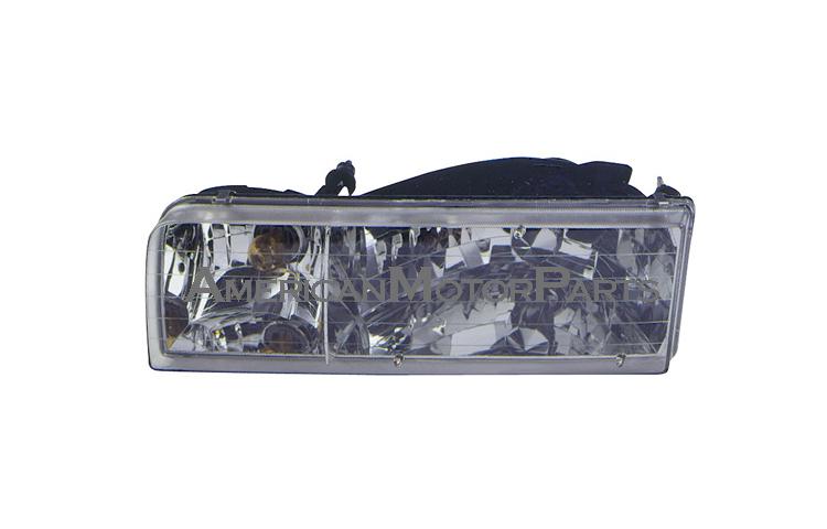 Left driver side replacement headlight 95-97 lincoln town car - f5vy13008b