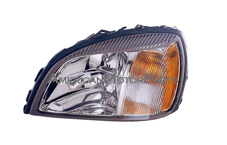 Left driver side replacement headlight 03-03 cadillac deville - 25753463