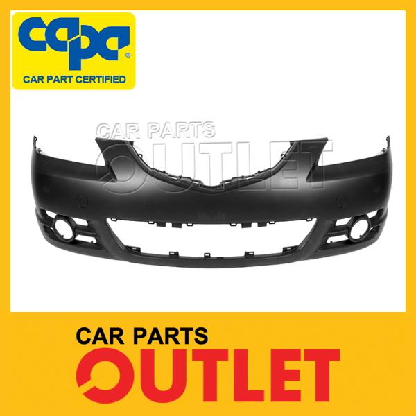 2007-2009 mazda 3 sedan std type front bumper cover ma1000215c primered capa new