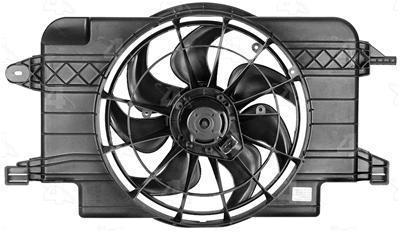 Four seasons fan replacement electric single 7 blades black shroud saturn 1.9l