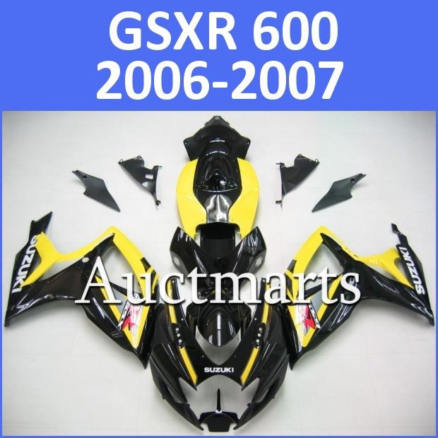 Fit suzuki gsxr 750 gsxr 600 06 07 gsx-r 2006 2007 fairing bodywork k6 g8 d00