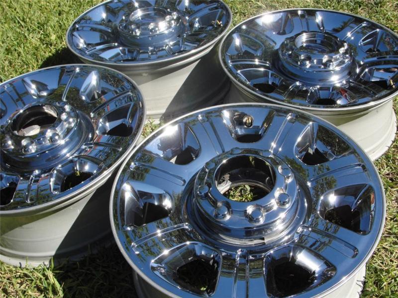 20" ford f250 f350 lariat  wheels chrome rims oem factory 05 -14 superduty 3892