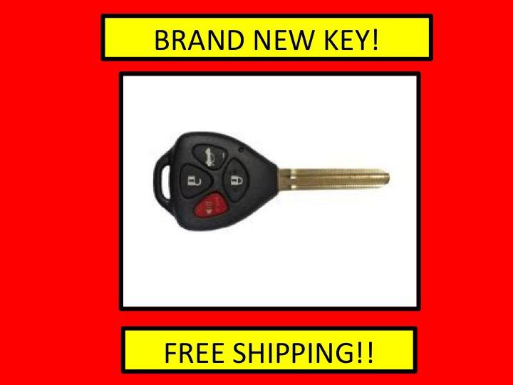 New toyota corolla, avalon remote head key ignition key fob - gq4-29t