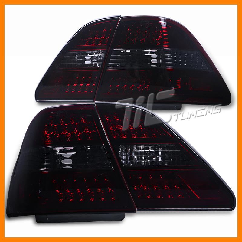 2001-2003 lexus ls430 sedan smoke housing 4pcs led rear tail lights assemly pair