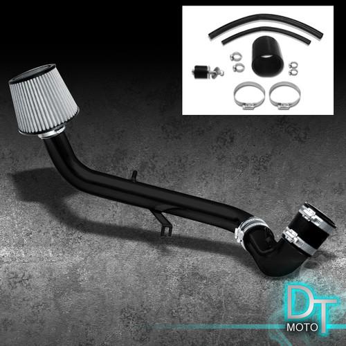 Stainless washable cone filter+cold air intake 95-99 eclipse 2.0l non turbo blk