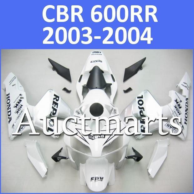 Fit honda 03 04 cbr600rr cbr 600 rr 2003 2004 fairing kit abs plastics a38 d03