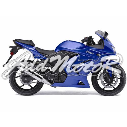 For 250r ex250 08-12 injection molded fairing  blue black 2527s