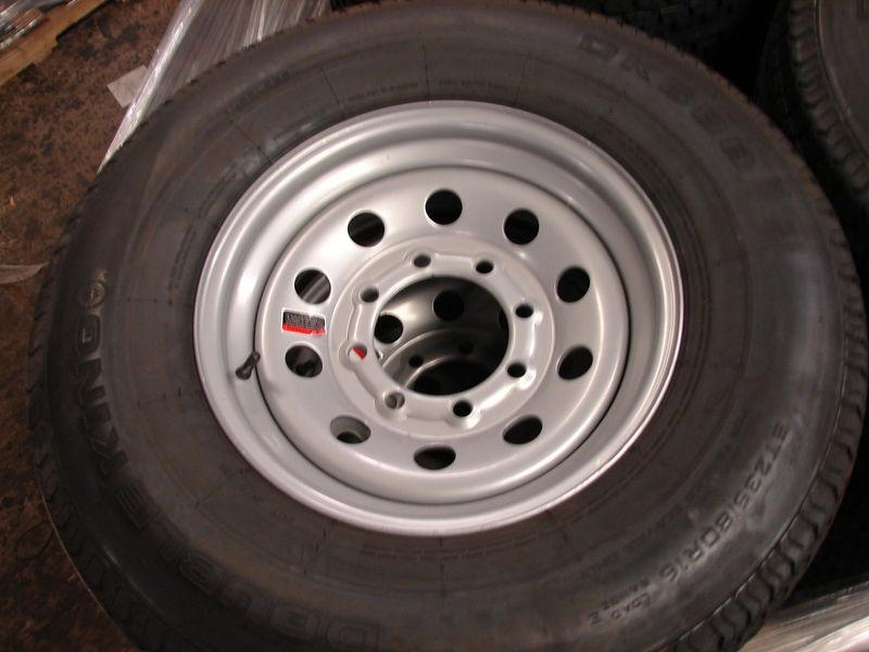 16" utility boat stock trailer wheel tire new sil mod 