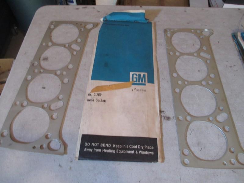 1957 pontiac nos gm new vintage parts head gaskets 523541 (2) in the package