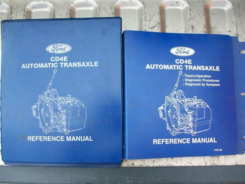 Ford auto trans cd4e reference manual contour cougar mazda 626 mx6 escape probe