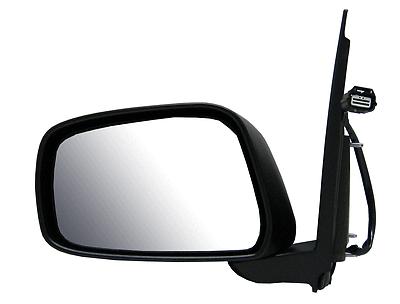 Textured power heated side view door mirror foldaway assembly driver left lh