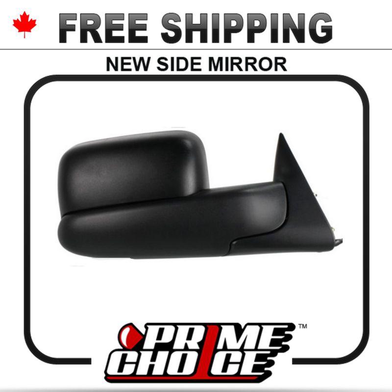 New power heated right passenger side towing mirror