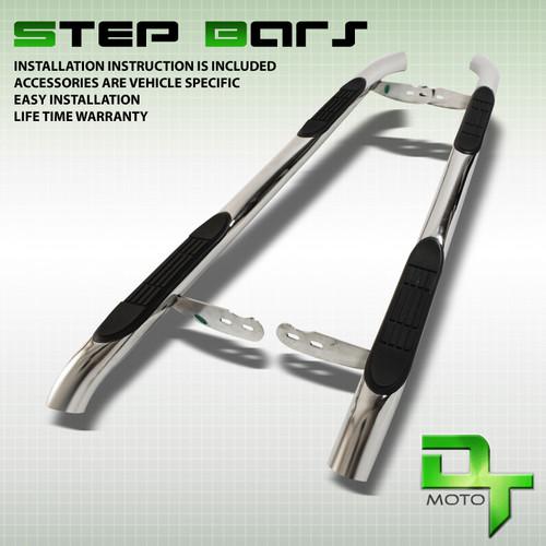 04-13 nissan armada t-304 stainless steel 3" side step nerf bar running board