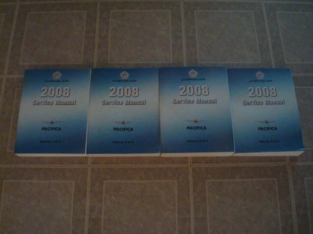 2008 chrysler dodge pacifica van factory shop service repair manual books oem 