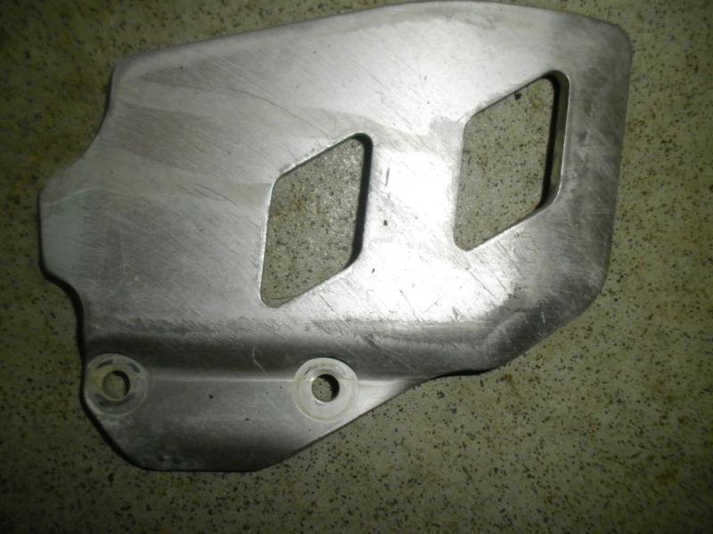 Suzuki rm 125 2000 rm125 rear hydraulic brake guard cover skid protector plate 