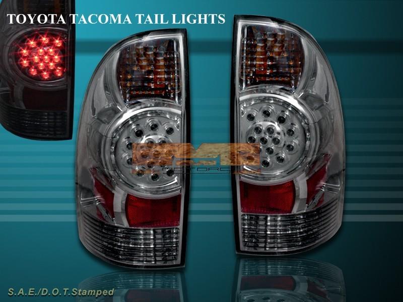 2005 2006 2007 2008 toyota tacoma smoke led altezza tail lights