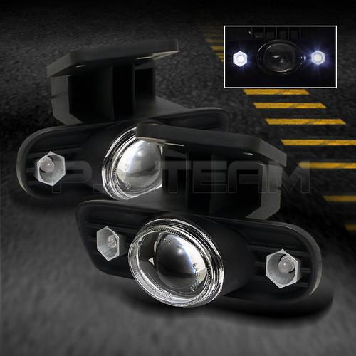 99-02 sierra pickup 00-06 gmc yukon projector fog lights w/led lights lamps