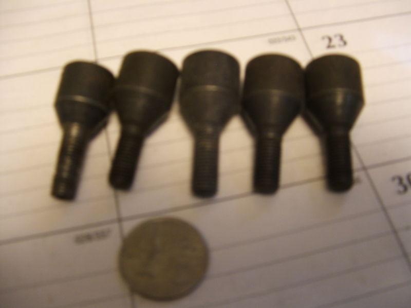 Indian wheel lug bolts (5)  for chief, four, scout and others. nos from old shop