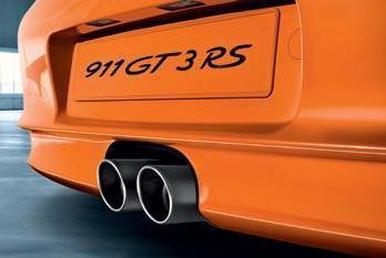 Porsche gt3 titanium tailpipes! oem!