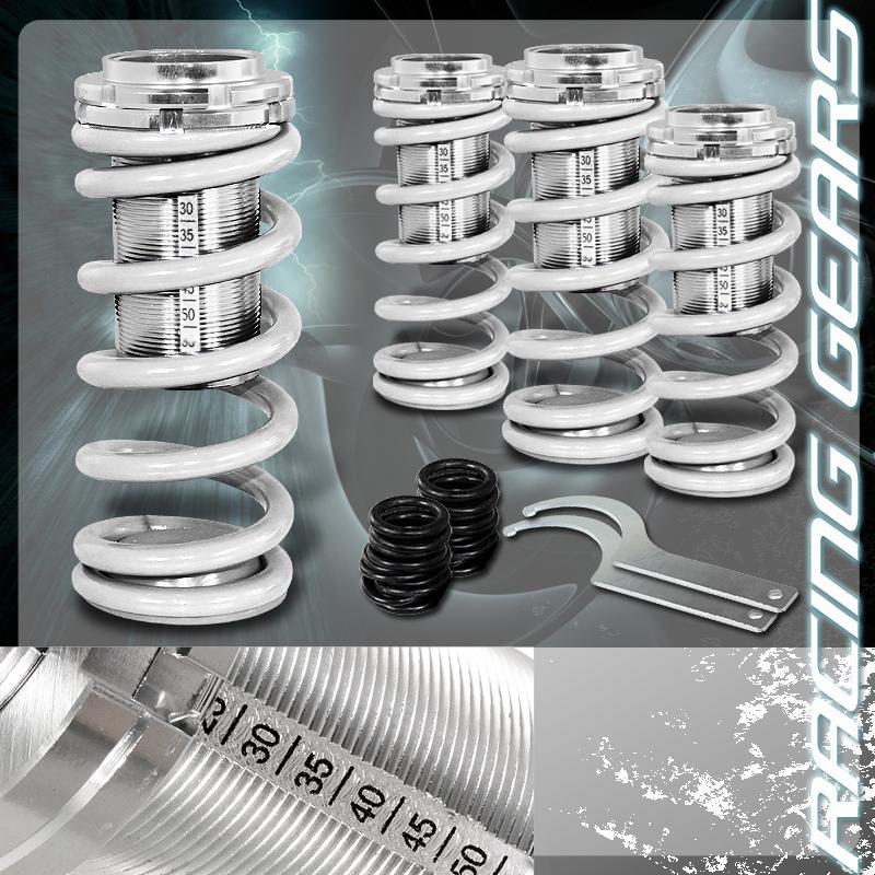 Honda civic prelude del sol acura integra white suspension lower spring coilover