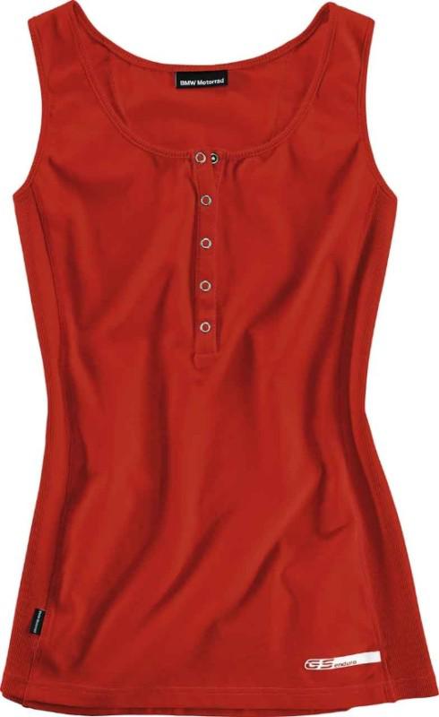 Bmw genuine motorcycle motorrad gs ladies' top - color: red - size: xs