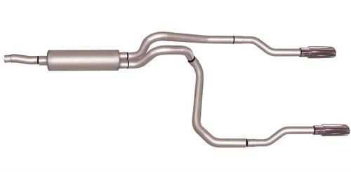 Gibson performance 6511 split rear; dual exhaust kit 00-03 dakota