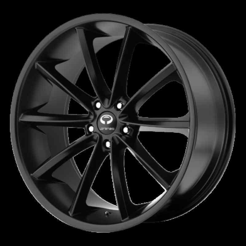 20" x 9.5" lorenzo wl32 satin black mercedes sl500 sl550 sl600 amg wheels rims 