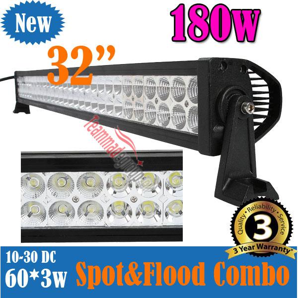 180w 13500lm 60' led work light bar for off road jeep suv ute mine driving lamp 