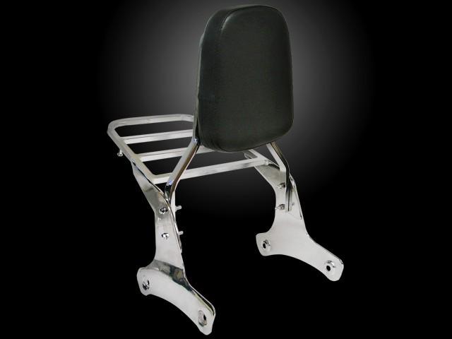 Backrest sissy bar w/luggage rack for 1992-2003 honda shadow vt750  vt 750 400