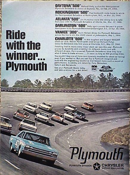 1966 plymouth belvedere petty race original vintage ad cmy store   5+= free ship