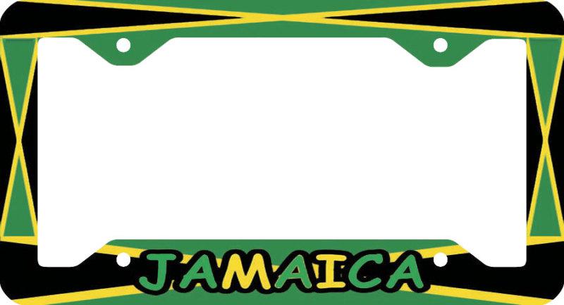 Jamaica license plate frame land of by birth