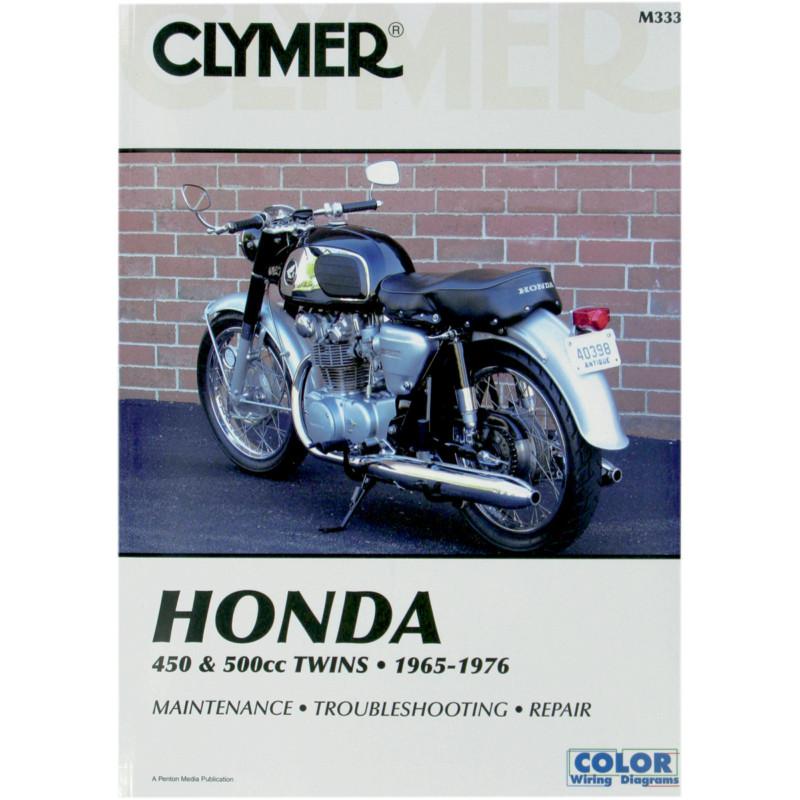 Clymer m333 repair service manual honda cb/xl450, cb500t 1965-1977