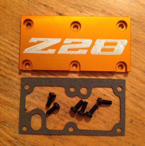  z28 tpi lt1 throttle body cover plate iroc camaro orange