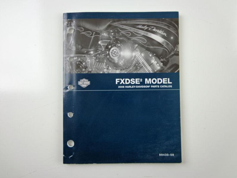 Harley davidson 2008 fxdse 2 models parts catalog 99430-08